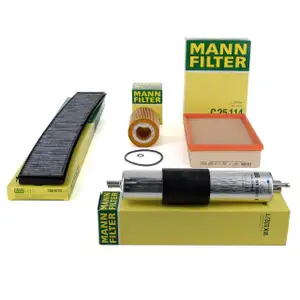 MANN Inspektionskit Filterpaket f&uuml;r BMW 3er E46 320i 325i 330i 170/192/231 PS