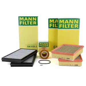 MANN Inspektionskit Filterpaket Filterset f&uuml;r BMW 7er E65 E66 E67 740d 258 PS