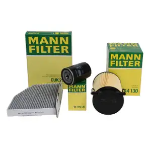 MANN Inspektionskit f&uuml;r AUDI A3 8P SEAT SKODA VW GOLF 5 6 PASSAT TOURAN 1.6