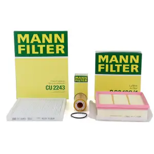 MANN Inspektionskit Filterpaket Filterset f&uuml;r OPEL CORSA D E 1.4 1.6 101-211 PS