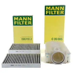 MANN Inspektionskit Filterpaket f&uuml;r MERCEDES-BENZ S-KLASSE W221 S250CDI 204 PS