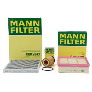 MANN Filterpaket Filterset f&uuml;r OPEL CORSA D 1.0 1.2 / LPG 1.4 / LPG 60-100 PS
