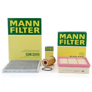 MANN Inspektionskit Filterpaket f&uuml;r OPEL CORSA D 1.0 1.2 1.4 + CORSA E 1.2 1.4