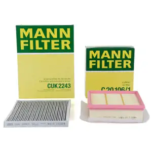MANN Inspektionskit Filterpaket Filterset f&uuml;r OPEL CORSA D E 1.0 1.4 1.6 1.3CDTI