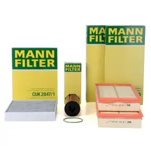 MANN Filterset f&uuml;r PORSCHE CAYENNE 92A 4.2 S Diesel VW TOUAREG 7P5 4.2 V8 TDI