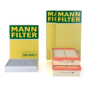 MANN Filterset f&uuml;r PORSCHE CAYENNE (92A) 4.8 4.2 DIESEL VW TOUAREG (7P5) 4.2 V8