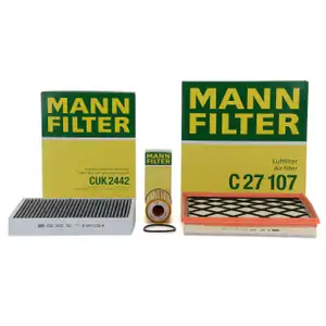 MANN Inspektionskit Filterpaket OPEL ASTRA J CASCADA ZAFIRA C 1.4 1.6 120-180 PS
