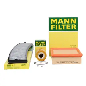MANN Inspektionskit Filterpaket f&uuml;r BMW 3er E46 316i 105 PS + 318i 116/118 PS