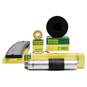 MANN Inspektionskit Filterpaket f&uuml;r BMW 3er E46 316i 115 PS + 318i 143 / 150 PS