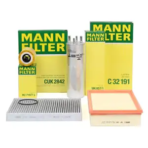 MANN Inspektionskit Filterpaket VW MULTIVAN TRANSPORTER T5 1.9/2.5 TDI 85-174 PS