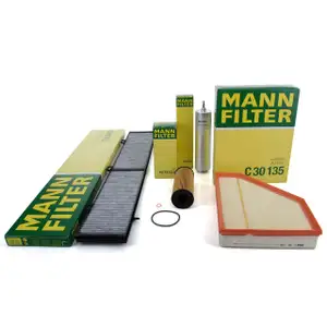 MANN Inspektionskit Filterpaket Filterset f&uuml;r BMW 3er E90 E92 E91 316/318/320d