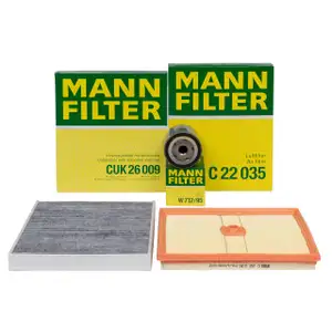 MANN Inspektionskit AUDI A3 (8V) Q2 SEAT LEON SKODA OCTAVIA 3 VW GOLF 7 1.0 TSI