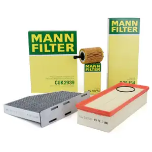 MANN Filterset f&uuml;r AUDI A3 TT SEAT SKODA VW GOLF 5 6 PASSAT TOURAN 1.9/2.0TDI