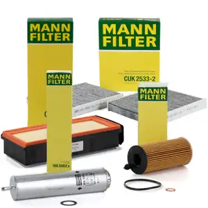 MANN Inspektionskit Filterset BMW 5er F10 F11 F07 530d 535d 6er F12 F13 F06 640d