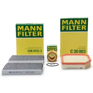 MANN Inspektionskit Filterpaket BMW 5er F10 F11 523i 528i 530i + 7er F01-04 730i