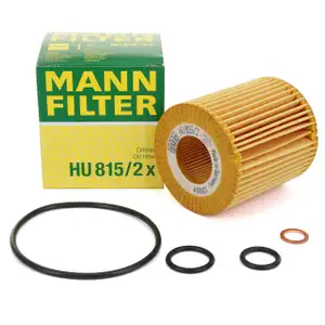 MANN &Ouml;lfilter Motor&ouml;lfilter HU815/2x f&uuml;r BMW E81-88 E46 E90-93 E60/61 X1 X3 Z4