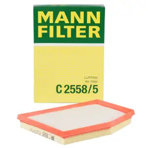 MANN C 2558/5 Luftfilter f&uuml;r PORSCHE BOXSTER (986) 2.5 2.7 S 3.2 204-266 PS