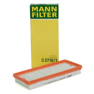 MANN Luftfilter Motorluftfilter C2716 f&uuml;r SMART ForTwo (451) 1.0/Turbo 0.8CDI