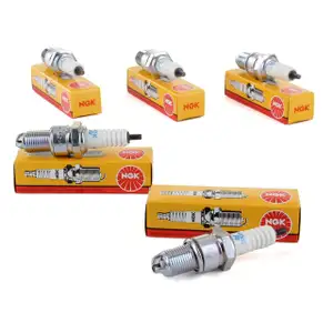 5x NGK Z&uuml;ndkerze Set 3377 BUR5ET f&uuml;r Audi 80 Seat Cordoba Ibiza Inca Toledo