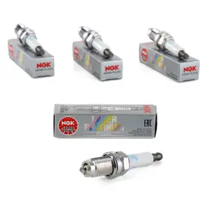 4x NGK Z&uuml;ndkerze Set Laser Platinum PZFR6R GOLF 5 6 TOURAN PASSAT TIGUAN 1.4TSI