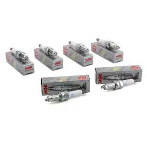 6x NGK Z&uuml;ndkerze Set Iridium 7563 IZKR7B f&uuml;r Audi Porsche VW 3.2 V6 Motoren