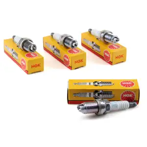 4x NGK Z&uuml;ndkerze Set 2288 BKR6EK BMW 3er E30 E36 5er E34 Z3 OE-Nr. 12129064619