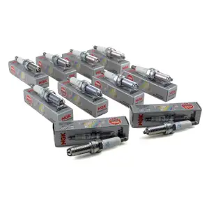10x NGK Z&uuml;ndkerze Set Laser Platinum 4471 LKR8AP f&uuml;r BMW E93 E92 M3 E60 E61 M5