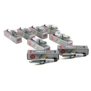 8x NGK Z&uuml;ndkerzen Set Laser Iridium 6043 ILZKAR7A-10 f&uuml;r Mercedes 63 AMG Modelle
