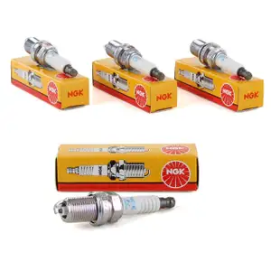 4x NGK Z&uuml;ndkerze Set 6313 BKR7ESC-11 f&uuml;r Saab 9-3 1.8/2.0t BioPower