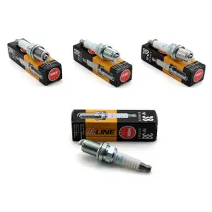4x NGK Z&uuml;ndkerze V-Line 38 6717 BKR6EZ Citroen f&uuml;r Dacia Fiat Peugeot Renault