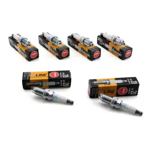 6x NGK Z&uuml;ndkerze V-Line 20 4388 BKR6EK f&uuml;r BMW Mercedes Opel Porsche Renault