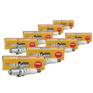 8x NGK Z&uuml;ndkerze 6872 BKR6EQUA f&uuml;r AUDI A4 A6 A8 VW PHAETON TOUAREG