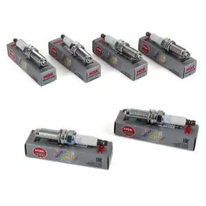 6x NGK Z&uuml;ndkerze 94290 ILZKR8A LASER IRIDIUM f&uuml;r AUDI PORSCHE SKODA VW