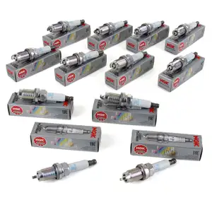 12x NGK Z&uuml;ndkerze 3586 PZFR6J-11 LASER PLATINUM f&uuml;r AUDI SEAT VW