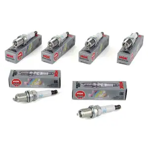 6x NGK Z&uuml;ndkerze 6840 PFR7W-T LASER PLATINUM AUDI A4 B7 A6 C6 A8 4E 3.2/4.2 FSI