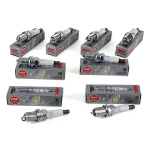 8x NGK Z&uuml;ndkerze 5547 PFR6W-TG LASER PLATINUM f&uuml;r AUDI A5 A6 A8 Q7 VW TOUAREG