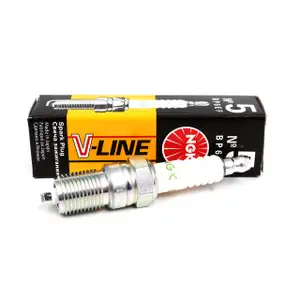 NGK Z&uuml;ndkerze V-Line 5 (1 St&uuml;ck) 6466 BP6EF Citroen Mercedes f&uuml;r Peugeot Renault