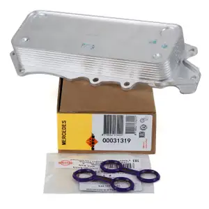 NRF &Ouml;lk&uuml;hler + 2x ELRING Dichtung MERCEDES W203 W204 W211 W212 W213 W461 W463