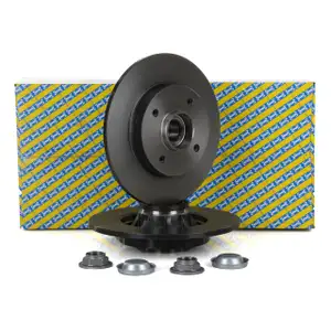 SNR Bremsscheiben + Radlager Satz CITROEN C4 II (B7) DS4 f&uuml;r PEUGEOT 308 hinten