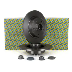 SNR Bremsscheiben + Radlager Satz RENAULT GRAND SCENIC III / SCENIC III hinten
