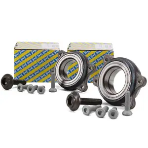 2x SNR Radlager f&uuml;r AUDI A4 A5 A6 A7 A8 Q5 R8 PORSCHE MACAN (95B) vorne / hinten