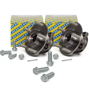 2x SNR R168.73 Radlagersatz Radnabe NISSAN Qashqai I J10 X-Trail T31 vorne