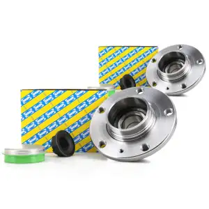 2x SNR Radnabe Radlager Rep.-Satz f&uuml;r OPEL ADAM CORSA D + CORSA E hinten R153.51