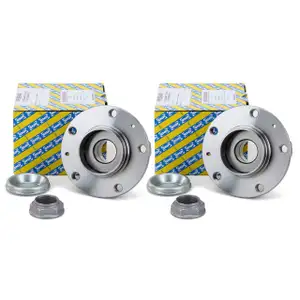 2x SNR Radnabe Radlagersatz Citroen C5 III C6 f&uuml;r Peugeot 407 508 607 hinten