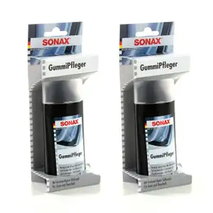 2x SONAX GummiPfleger mit hochwertigem Silikon&ouml;l f&uuml;r Auto+Haushalt 100ml 340000