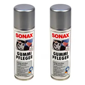 2x SONAX Gummi Pfleger Spraydose Gummipflege Pflegemittel 300ml 340200