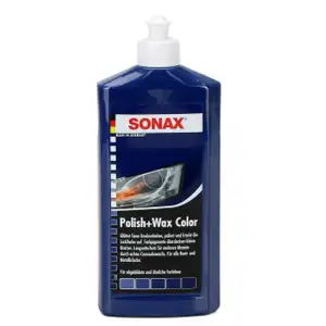 SONAX Politur & Wachsstift POLISH & WAX COLOR NanoPro BLAU 500ML