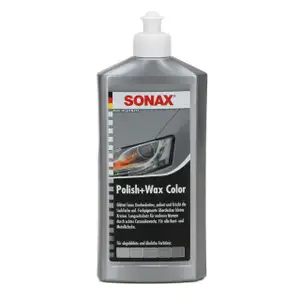 SONAX Politur & Wachsstift POLISH & WAX COLOR NanoPro SILBER/GRAU 500ML