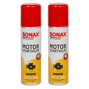 SONAX 312100 Motor Starthilfe Starpilot Starthilfespray Starterspray 2x 250ml