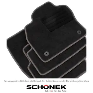 Veloursmatten Textilmatten Fu&szlig;matten OPEL Agila A 09.2003-03.2008 4-teilig